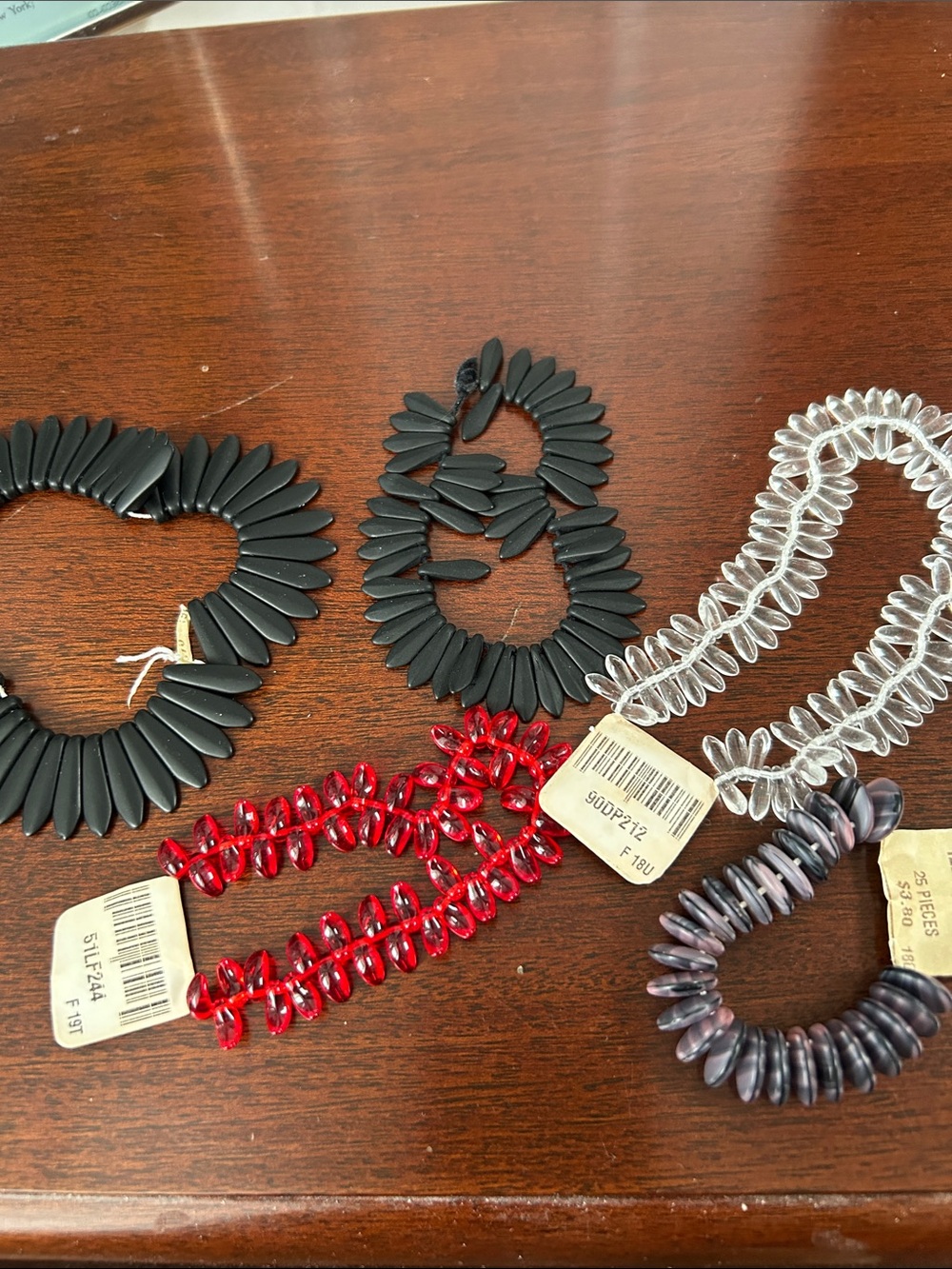 Spear Beads, Drop Leaf Beads